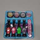 Nail Art Studio for Girls - Birthday Gift - Nail Polish Kit for Kids Ages 7-12 Years Old - Girl Gifts Ideas - Gift Set - Girly Stuff - Polish, Pens, Glitter, Stickers, Gems, Filer - 8 9 10 11 12 Year