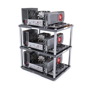 Stackable Open Air Computer Case Rack – Modular PC Frame Chassis for ATX/MATX/ITX Motherboards, Ideal for Studio, Mining Rig, DIY Builds