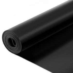 1 Pcs Neoprene Rubber Sheets Strip Roll 1/16 Inch /40" W x 118" L Long Wear Resistant Gasket Strip for DIY Gaskets, Mats, Seals, Crafts, Flooring, Black