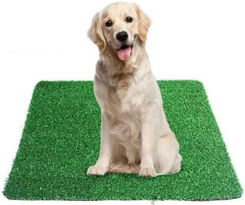 turfloid Quality 0.6" Artificial Grass, 2.5 ft x 3.5 ft, Indoor Outdoor Realistic Synthetic Fake Grass Turf Lawn Mat Rug Carpet
