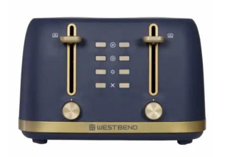 West end Timeless 4 Slice Toaster Blue