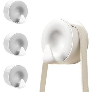 WonLiq Handbags Hook Wall Mounted, 2 Pcs Heavy Duty Decorative Wall Door Adhesive Hooks, Kitchen Towels Hook, for Coat, Purses, Belts, Scarves, Hats, Clothes