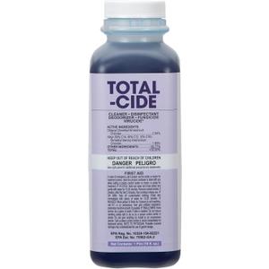 ForPro Total-Cide Disinfectant Solution, 2X Concentrated Formula, Hospital Grade Sanitizer & All Purpose Cleaner, 16 Fl Oz