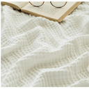 Emme 100% Cotton Made Throw Milk 60×82 inch