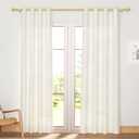 Gold Curtain Rod for Windows 48 to 84 or 88 Inch, 5/8 Inch Diameter Adjustable Curtain Rods With Brackets, Heavy Duty Easy to Install Curtain Rods for Bedroom, Outdoor Curtain Rod for Patio