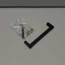 1 Pack 5 Inch Matte Black Kitchen Cabinet Handles Knurled Cabinet Pulls Black Drawer Pulls Kitchen Hardware