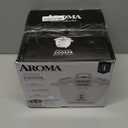 AROMA Select Stainless Rice Cooker, 3-Cup (Uncooked) / 6-Cup (Cooked), Stainless Steel Inner Pot, Small Rice Cooker, Auto Keep Warm, 1.2 Qt, White, ARC-753SG