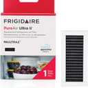 FRIGIDAIRE PAULTRA2 Pure Air Ultra II Refrigerator Air Filter with Carbon Technology to Absorb Food Odors, 3.8 Inch x 1.8 Inch, White