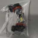 Pack-2 Car H8/H11 LED Fog Light Bulb, 1500LM 3030-12SMD 360 Degree Lighting High Brightness Tail Light, 50000H 6000K Stable Light Source Reversing Light, Universal for Most Cars (White)