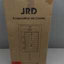 JRD Portable Air Conditioner, Portable Evaporative Air Cooler with Remote, 12H Timer, 4 Ice Pack, 2.4Gal Tank, 4 Mode&3 Speed, Mist Function, Swamp Cooler Cooling Fan for Bedroom Home Office Garage