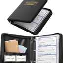 Henoyso Estate Planning Binder with Zipper  Fireproof Important Documents Organizer with 12 Tabs, End of Life Planner for Wills, Trusts, Insurance and Financial Records