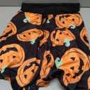 Women Halloween Pajamas Pants Cute Pumpkin Skull Ghost Print PJs Bottoms Causal Soft Long Lounge Pants Sleepwear (Large)