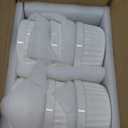 LE TAUCI Ramekins 4 OZ Oven Safe, Creme Brulee Ramekins, Pudding Custard Cups Souffle Ramiken, Dipping Sauce Dishes, Ceramic Ramekin Bowls Set of 6, White