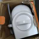 Veraste Retractable Baby Gate for Doorways and Stairs, Mesh Safety Gate for Pet, Indoor & Outdoor Use, One-Hand Operation, Easy Installation, 33.6" Tall, Expands to 55" WideWhite,33.6"x55"