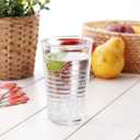 Bormioli Rocco Officina1825 Water Glasses (Set of 6), 11 oz, Clear