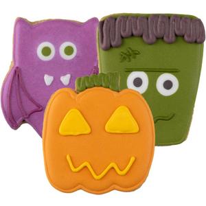 2 x Monster Gift | Hand-Decorated Dog Cookies 3 Pack in Gift Box | Extra Large Dog Treats 62g Cookie, Monster Biscuits, Vegan Snacks for Dogs, Gifts for Dogs