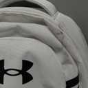 Under Armour Unisex-Adult Hustle 6.0 Backpack, (100) White/White/Black, One Size Fits Most