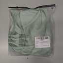 Women's Plus Size Cut Out Criss Cross Back Tee Open Back Short Sleeve Crew Neck Athletic Workout Tops (Green)