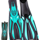 Fins for Swimming Adult Snorkel Fins Men Womens Long Scuba Flippers Diving Fins for Travel Fins for Snorkeling XL