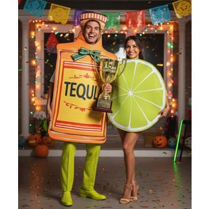 Tequila &Lime, Pickle, Peanut Butter and Jelly, Fried Egg & Bacon | Food-Themed Halloween 2025 Dress-Up (One Size Fits Most Adults)