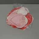 300 Pieces Valentine Heart Doilies Heart Shaped Paper Doilies Crafts Red Pink White Lace Cutouts Paper for Valentine's Day Wedding Party Decoration