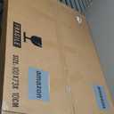 Modern Glass Coffee Table for Living Room, Mid Century Coffee Table, Small Coffee Tables, Suitable for Bedroom Living Room Reception Office Tables (Walnut/Transparent, Medium) (Medium 35.8 * 25.5 * 16in)