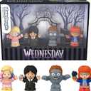 Little People Collector Wednesday TV Series Special Edition Set for Adults & Fans, 4 Figures in Display Package