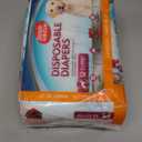 Simple Solution Disposable Dog Diapers for Female Dogs, True Fit, Absorbent, Leak Proof with Wetness Indicator, XL Puppy & Doggie Period Pad and Pee Diaper, for Large Pets, 18-27 Inch Waist, 12 Count 