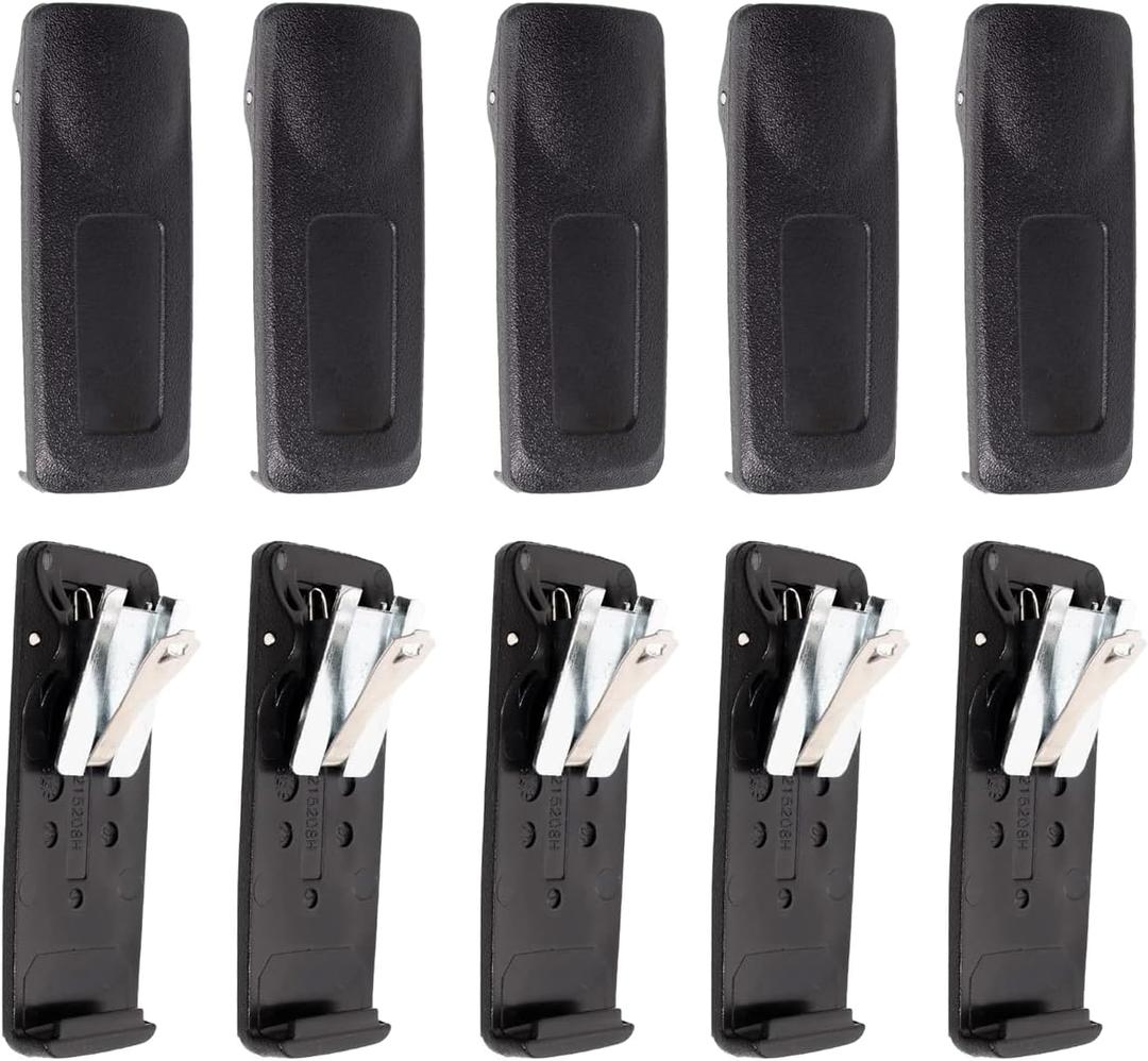 PMLN4651 Belt Clip Compatible with Motorola Radio XPR7550 APX6000 XPR6550 XPR3300 XPR3500e XPR3300e XPR3500 Walkie Talkie Clip Compatible with XPR Series and APX Series Radios,10 Pack