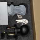 KNOBWELL Fingerprint Door Lock, Smart Door Knob, Keyless Entry Door Lock with APP Control, Biometric Fingerprint Door Knob with Auto Lock Easy Installation, Great for Bedroom, Apartment, Hotel (Dark Black)