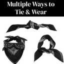Eorbow 6 Pack Dog Cowboy Costume, Pet Cow Boy Hat for Halloween, 2 Adjustable Cat Cow Boy Hats with 2 Pcs Bandana Scarfs & 2 Sunglasses, West Cowboy Cosplay Party Accessories for Small Dog Cat