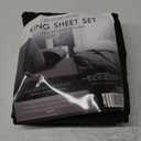 Northwest Ashford Home Essentials Bedding, 4 Piece King Size Sheet Set, Stretch Limo Black