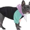 Spark Paws Dog Hoodie  Premium Dog Sweater for Small, Medium, and Large Dogs | Warm Outfits for French Bulldogs, Pitbull, Puppy, Winter Jacket Alternative - Cyber Punk - XL (XL: 25-40lbs)