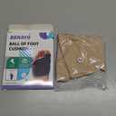 Orthopedic Metatarsal Pads,Ball of Foot Cushion with Gel Pad for Women and Men, Foot Pads for Ball Pain Relief, Morton's Neuroma, Metatarsalgia Support. (MIDDLE:WOMEN(7-9)/MEM(5-7), Brown)