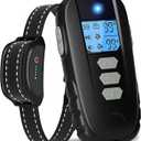Dog Shock Collar with Remote Control Shock Collar for Dogs 10120 lbs, 2000FT Long Range IPX7 Waterproof Rechargeable Dog Training Collar with 4 Safe Modes Beep Vibration Shock & Flashlight Bk