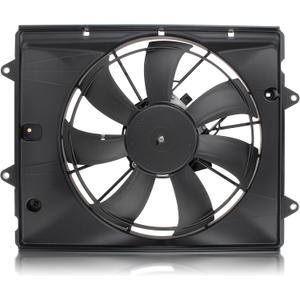 AUTOKAY Radiator Cooling Fan, Condenser Cooling Fan for Civic 2.0L 2016-2021 190155BAA01 190305BAA01