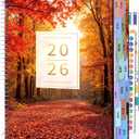 CAGIE 2026 planner Weekly and Monthly Jan 2026-Dec 2026 Hardcover Hourly Daily Planners for Women 26 Calendar Planner with Stickers Spiral Bound Yearly Agenda, 8.5 x 11