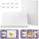 PoYang 2 Pack for Original XL Bogg Bag Divider Tray, Lightweight Metal Dividers for Bogg Bag Accessories Inserts for Bog Organizer Screw in, Help Organize Beach Bagg & Divide Space, White