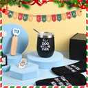 Yoiemivy Dog Dad Gifts for Men Dog Lovers Gifts 12 oz Stainless Steel Insulated Tumbler with Bottle Opener Socks Keychain Funny and Unique Gift for Dad Dogs Lovers Father's Day Christmas Gift