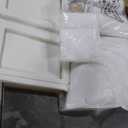 6 Sets Teepee Tent with Inflatable Airbed, Bed Tray Table, Fitted Sheet and Pillow Insert Play Tent for Indoor Outdoor Slumber Sleepover Party