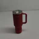 Easy Clean Pro Tumbler - 40 oz Water Bottle with Handle & Quick-Disassemble Flip Straw, Leak Resitance,Double Wall Insulated Stainless Steel, Dishwasher Safe, BPA-Free,Gifts for Women & Men (Red)