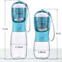 Cibaabo Dog Water Bottle with Food Container, Travel Puppy Water Bowl, Portable Pet Dispenser, Dog Stuff Accessories Items, Puppy Essentials Necessities for Yorkie Chihuahua Cat Walking and Hiking