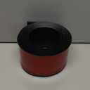 Vinyl Baseboard Trim Molding,Feet Self-Adhesive Rubber Wall Base Cove Base, Peel and Stick Baseboard(Black)