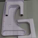 6.7 Inch Toilet Stool for Bathroom,Non-Slip Potty Stool for Pooping,Toilet Step Stool for Adults/Seniors/Kids