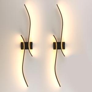 Battery Operated Wall Sconces Set of Two: 2000mAh Remote Control Vanity Lights, Stepless Colors 3000K-6000K & Dimming, Wireless LED Wall Light for Living Room, Hallway, Bedroom, 39.3 Inch (2 Pack)