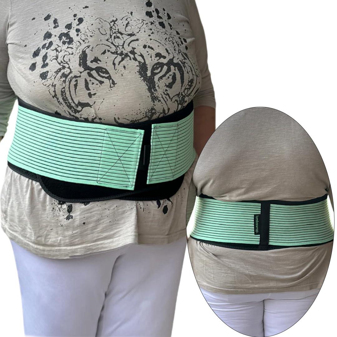Lumbowrap Sciatica Belt for Men & Women  Sacroiliac Hip Wrap for SI Joint Pain Relief, Sciatic Nerve, Lower Back Support, Pelvic Pain, Arthritis, Spinal Stenosis, Mobility & Obesity Support (XX-Large)