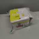 HIWARE 1000ml Glass Teapot with Removable Infuser, Stovetop Safe Tea Kettle, Blooming and Loose Leaf Tea Maker Set (33 oz)