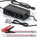 Waterproof 14.6V 10A LiFePO4 Onboard Charger for 12V Batteries
