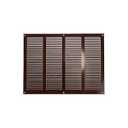 Repa Market Brown Air Vent Cover 16" x 12" Inch (Outer Dimensions) - Steel Return Air Grilles - for Ceiling and Sidewall - HVAC - with Protection Screen (15.74" x 11.81" Inch)