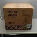 COLAMY Bar Stools Set of 2, Adjustable Modern Swivel Bar Chairs, Faux Leather Upholstered Barstools Counter Height with High Backrest for Bar, Kitchen Island, Dining Room, Black